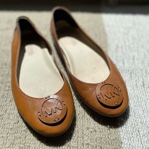 Michael kors leather ballet flats size 8